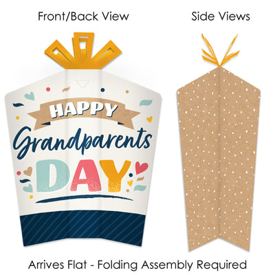 Happy Grandparents Day - Table Decorations - Grandma & Grandpa Party Fold and Flare Centerpieces - 10 Count