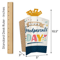 Happy Grandparents Day - Table Decorations - Grandma & Grandpa Party Fold and Flare Centerpieces - 10 Count