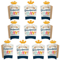 Happy Grandparents Day - Table Decorations - Grandma & Grandpa Party Fold and Flare Centerpieces - 10 Count