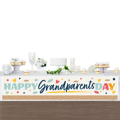 Happy Grandparents Day - Grandma & Grandpa Party Decorations Party Banner