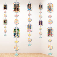 Groovy Grad - Hippie Graduation Party DIY Backdrop Decor - Hanging Vertical Photo Garland - 35 Pieces