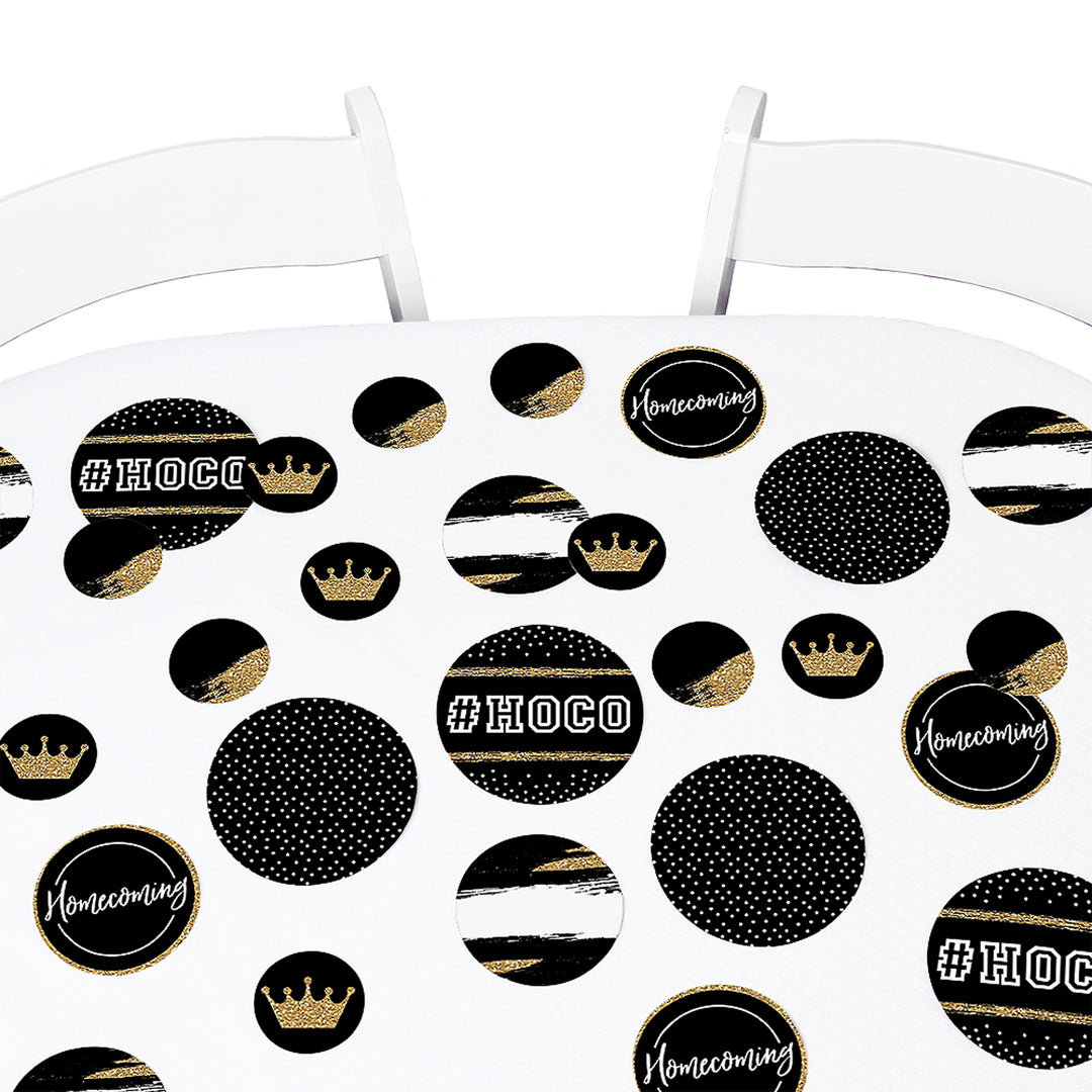 HOCO Dance - Homecoming Giant Circle Confetti - HOCO Dance Decorations - Large Confetti 27 Count