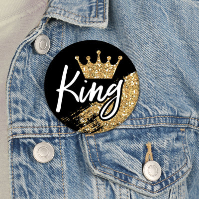 HOCO Dance - 3 inch Homecoming Badge - Pinback Buttons - Set of 8