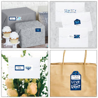 Hanukkah Menorah - Assorted Chanukah Holiday Party Gift Tag Labels - To and From Stickers - 12 Sheets - 120 Stickers