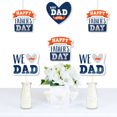 Happy Father's Day - Decorations DIY We Love Dad Party Essentials - Set of 20