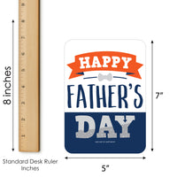 Happy Father's Day - Bingo Cards and Markers - We Love Dad Party Bingo Game - Set of 18