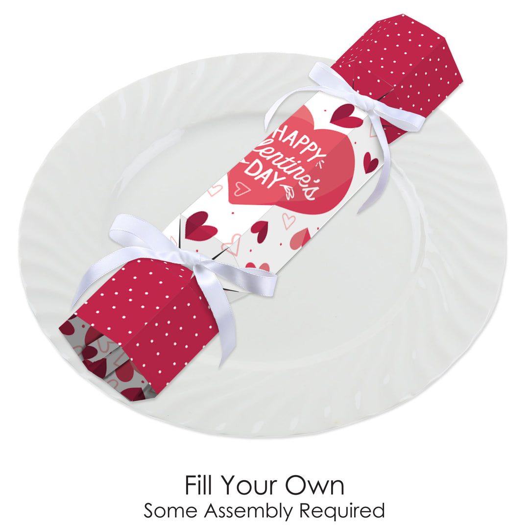 Happy Galentine’s Day - No Snap Valentine’s Day Party Table Favors - DIY Cracker Boxes - Set of 12