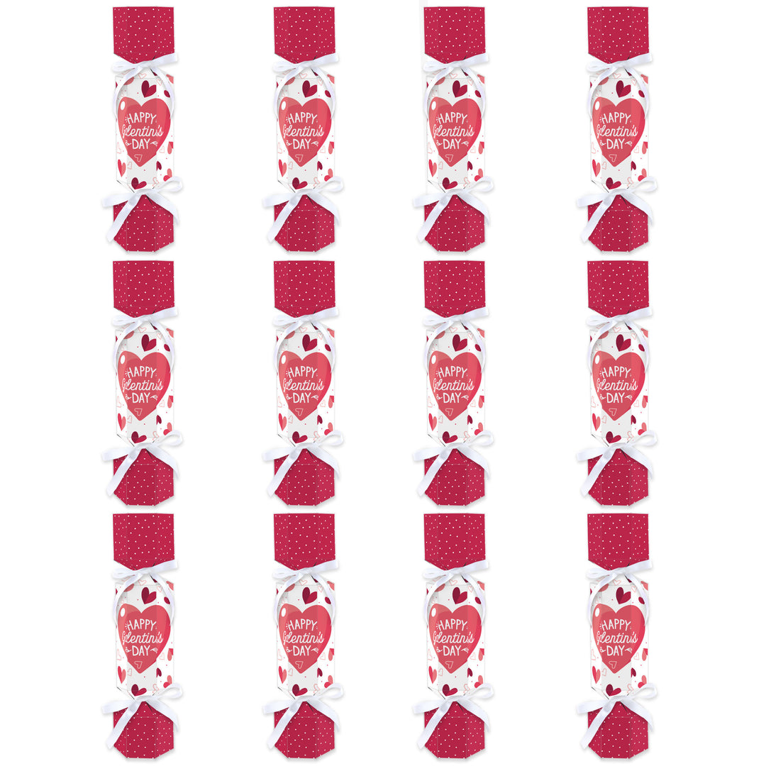Happy Galentine’s Day - No Snap Valentine’s Day Party Table Favors - DIY Cracker Boxes - Set of 12