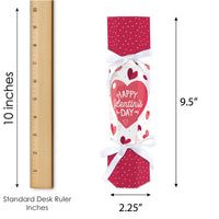 Happy Galentine’s Day - No Snap Valentine’s Day Party Table Favors - DIY Cracker Boxes - Set of 12