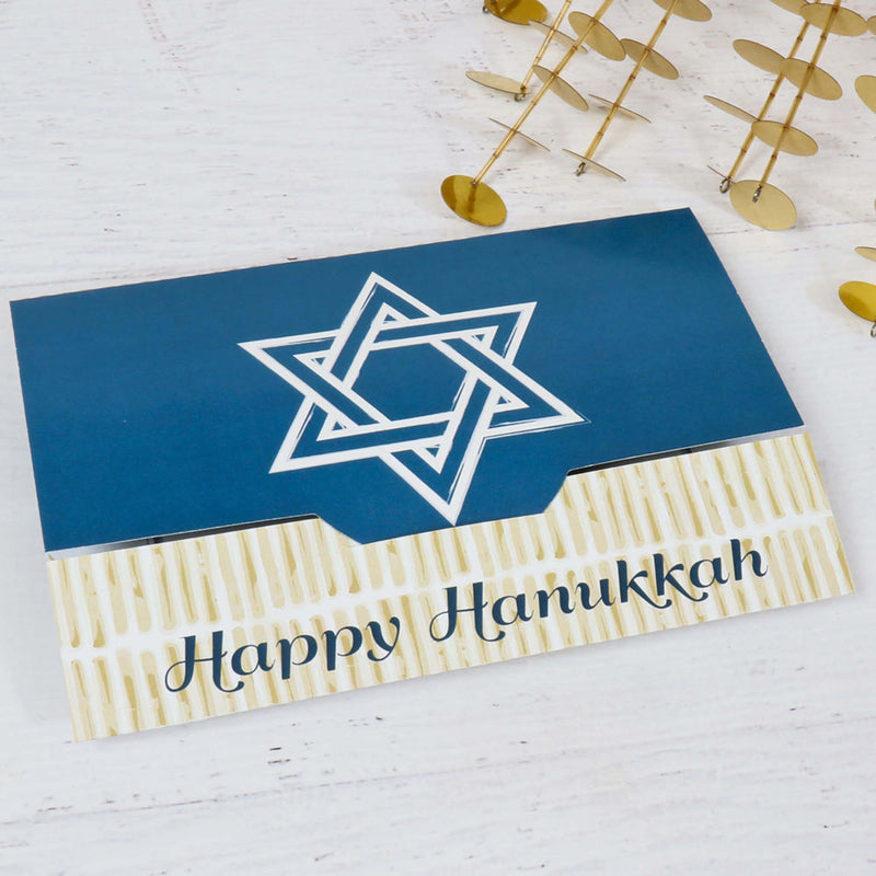 Happy Hanukkah - Set of 8 Chanukah Money And Gift Card Holders