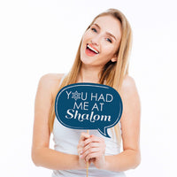 Happy Hanukkah - Chanukah Photo Booth Props Kit - 20 Count