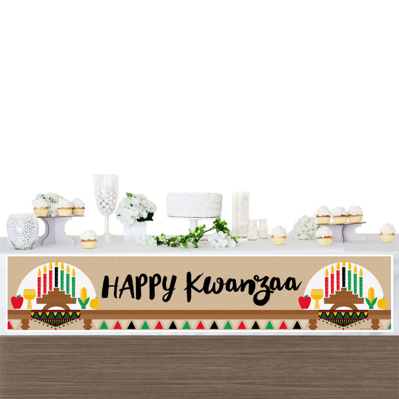 Happy Kwanzaa - African Heritage Holiday Party Banner