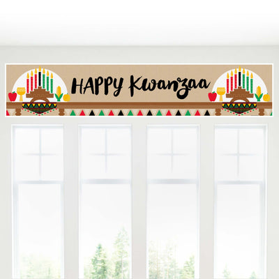 Happy Kwanzaa - African Heritage Holiday Party Banner