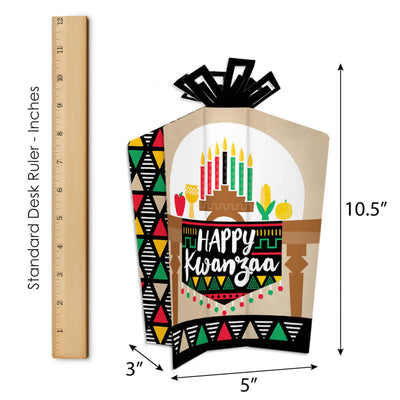 Happy Kwanzaa - African Heritage Holiday Party Decor and Confetti - Terrific Table Centerpiece Kit - Set of 30