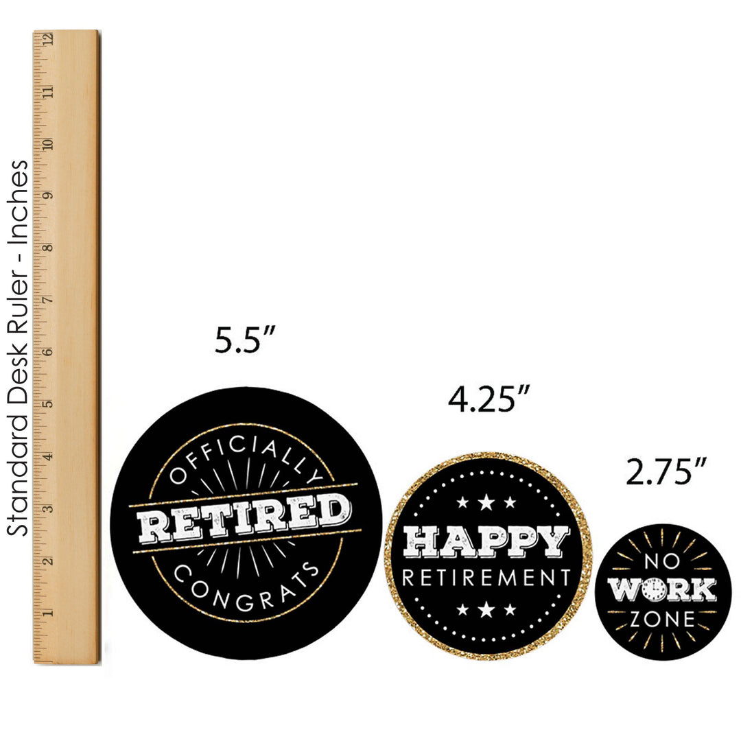 Happy Retirement - Retirement Party Decor and Confetti - Terrific Table Centerpiece Kit - Set of 30