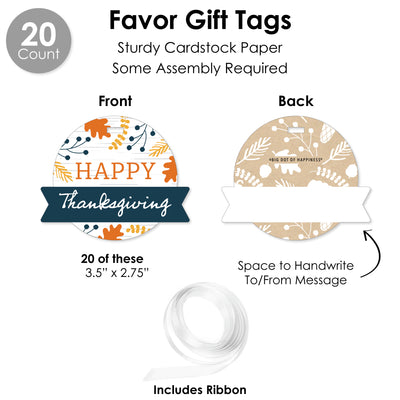 Happy Thanksgiving - Fall Harvest Party Favors and Cupcake Kit - Fabulous Favor Party Pack - 100 Pieces