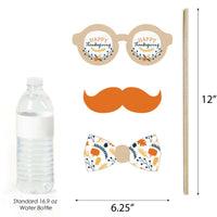 Happy Thanksgiving - Fall Harvest Party Photo Booth Props Kit - 20 Count