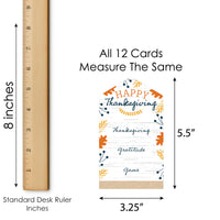 Happy Thanksgiving - Fall Harvest Party Game Pickle Cards - Thanksgiving Gratitude Game Pull Tabs - Set of 12