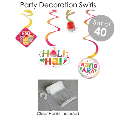 Holi Hai - Festival of Colors Party Supplies - Banner Decoration Kit - Fundle Bundle