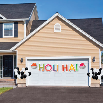 Holi Hai - Festival of Colors Party Decorations - Holi Hai - Outdoor Letter Banner