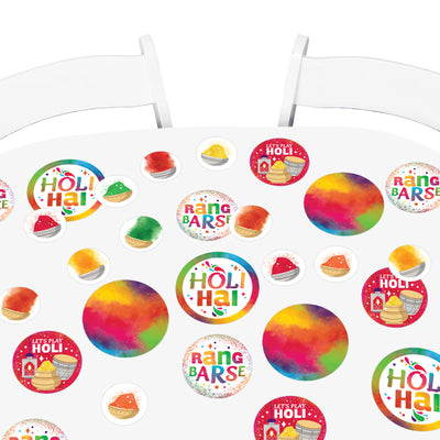 Holi Hai - Festival of Colors Party Giant Circle Confetti - Party Decorations - Large Confetti 27 Count