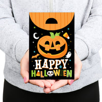 Jack-O'-Lantern Halloween - Kids Halloween Gift Favor Bags - Party Goodie Boxes - Set of 12