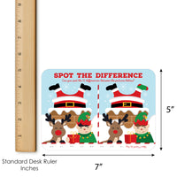 Jolly Santa Claus - 2-in-1 Christmas Party Cards - Activity Duo Games - Set of 20