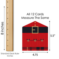 Jolly Santa Claus - Christmas Party Game Pickle Cards - Pull Tabs 3-in-a-Row - Set of 12