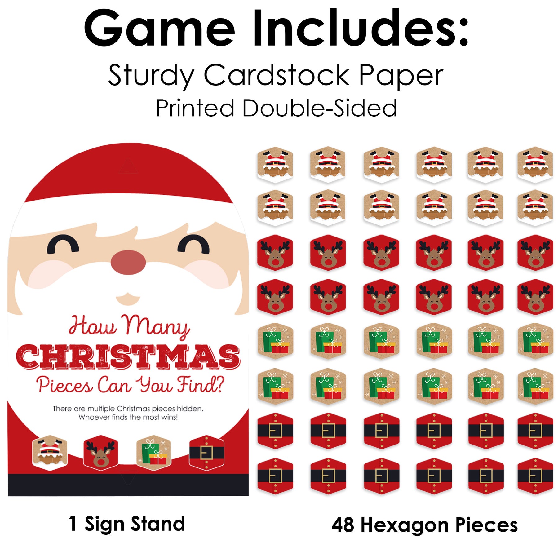 Jolly Santa Claus - Christmas Party Scavenger Hunt - 1 Stand and 48 Game Pieces - Hide and Find Game | BigDotOfHappiness.com – Big Dot of Happiness LLC jolly-santa-claus-christmas-party-scavenger-hunt-1-stand-and-48-game-pieces-hide-and-find-game-bigdotofhappiness-com-big-dot-of-happiness-llc