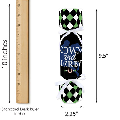 Kentucky Horse Derby - No Snap Horse Race Party Table Favors - DIY Cracker Boxes - Set of 12