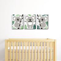 Koala Cutie - Bear Nursery Wall Art and Kids Room Decor - 7.5 x 10 inches - Set of 3 Prints