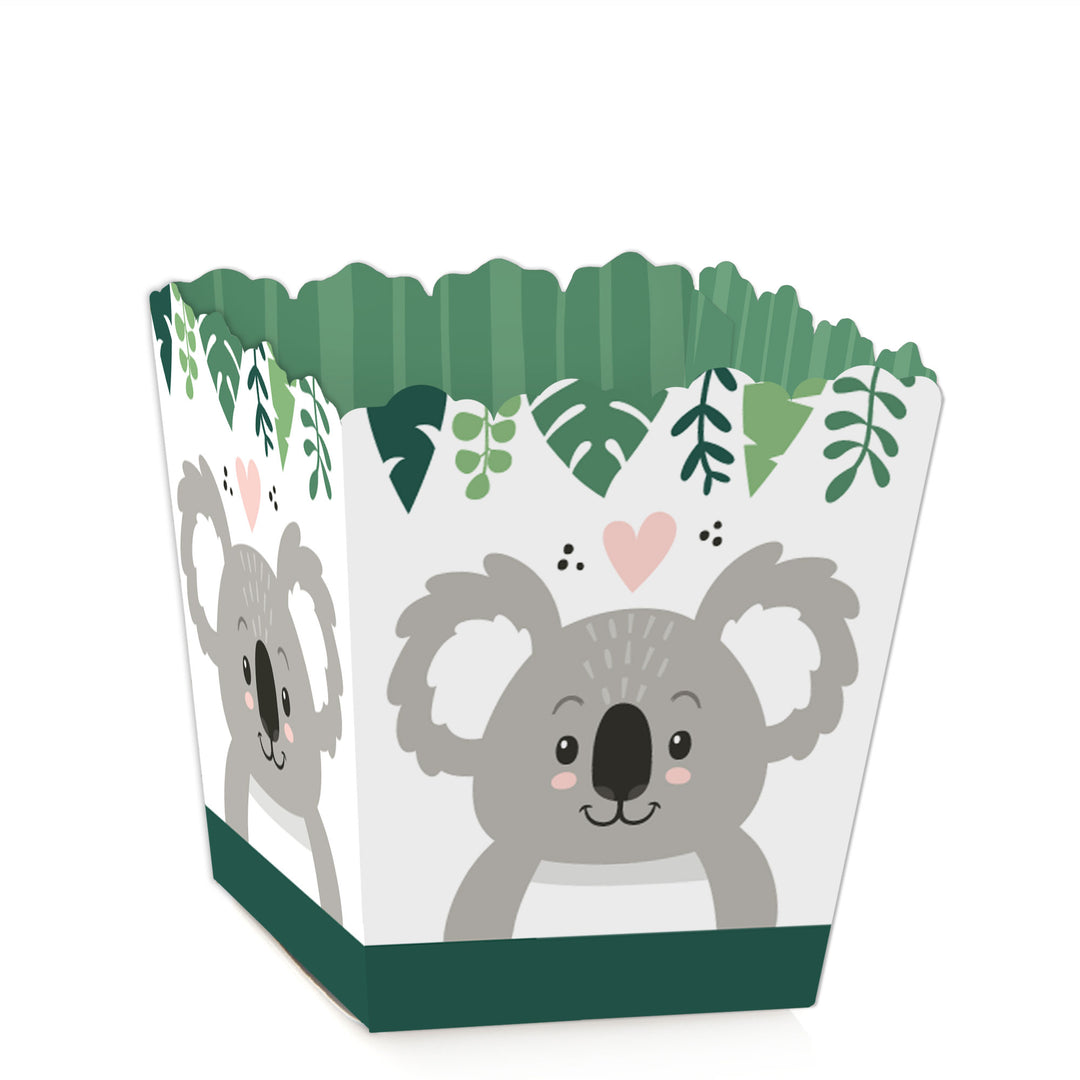 Koala Cutie - Party Mini Favor Boxes - Bear Birthday Party and Baby Shower Treat Candy Boxes - Set of 12