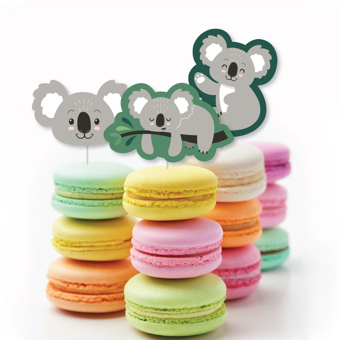 Koala Cutie - DIY Shaped Bear Birthday Party and Baby Shower Cut-Outs - 24 Count
