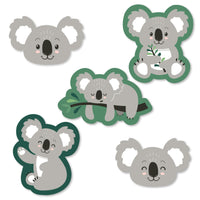 Koala Cutie - DIY Shaped Bear Birthday Party and Baby Shower Cut-Outs - 24 Count