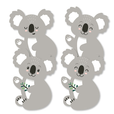 Koala Cutie - Waving Koala Decorations DIY Bear Birthday Party and Baby Shower Essentials - Set of 20