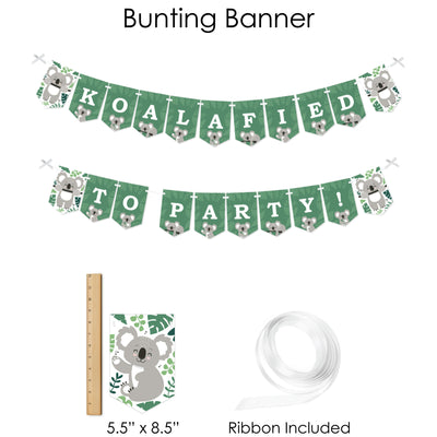 Koala Cutie - Bear Birthday Party and Baby Shower Supplies - Banner Decoration Kit - Fundle Bundle