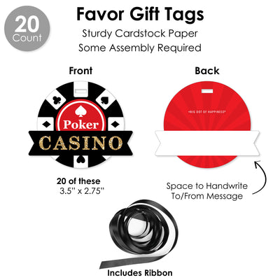 Las Vegas - Casino Party Favors and Cupcake Kit - Fabulous Favor Party Pack - 100 Pieces