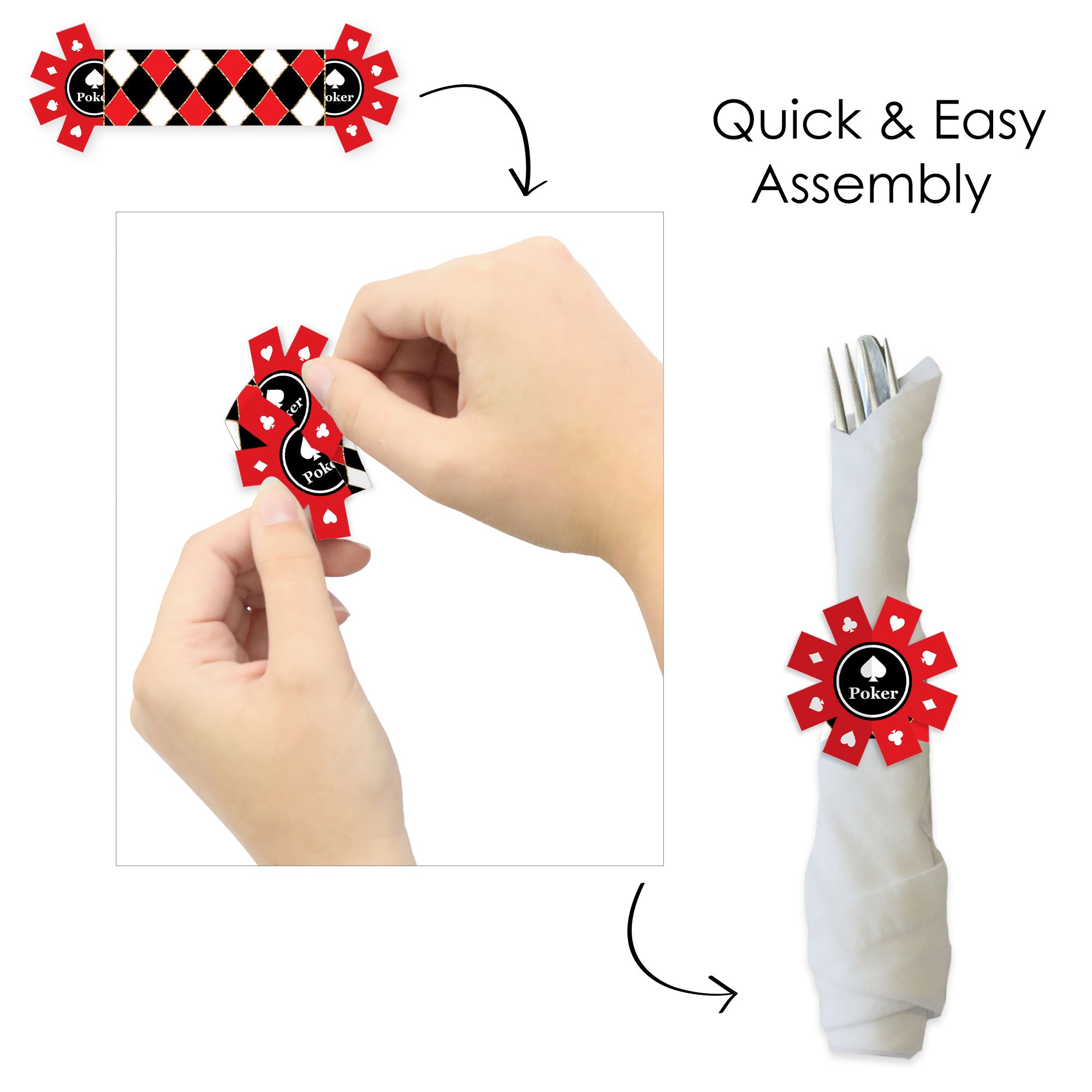 Las Vegas Themed Napkin Rings Snake Napkin Ring Set Of 4