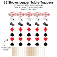 Las Vegas Showstopper Table Toppers - 35 Pc
