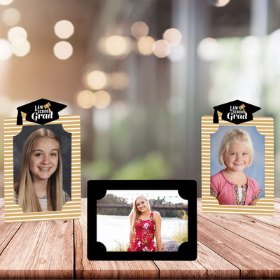 Law School Grad - Future Lawyer Graduation Party 4x6 Picture Display - Paper Photo Frames - Set of 12