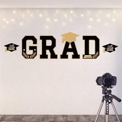 Law School Grad - Peel and Stick Future Lawyer Graduation Party Standard Banner Wall Decals - Grad