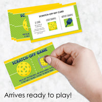 Let's Rally - Pickleball - Birthday or Retirement Party Game Scratch Off Cards - 22 Count