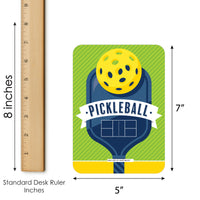 Let's Rally - Pickleball - Bingo Cards and Markers - Birthday or Retirement Party Bingo Game - Set of 18