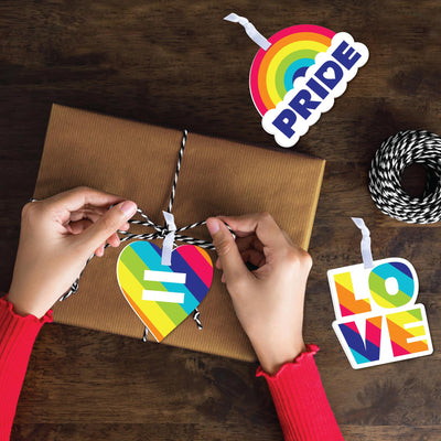 Love is Love - Pride - Rainbow Decorations - Tree Ornaments - Set of 12