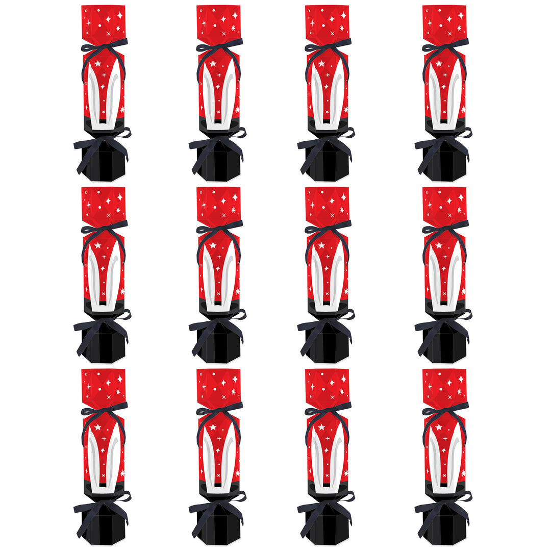 Ta-Da, Magic Show - No Snap Magical Birthday Party Table Favors - DIY Cracker Boxes - Set of 12