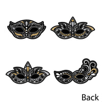 Masquerade - Decorations DIY Venetian Mask Party Essentials - Set of 20