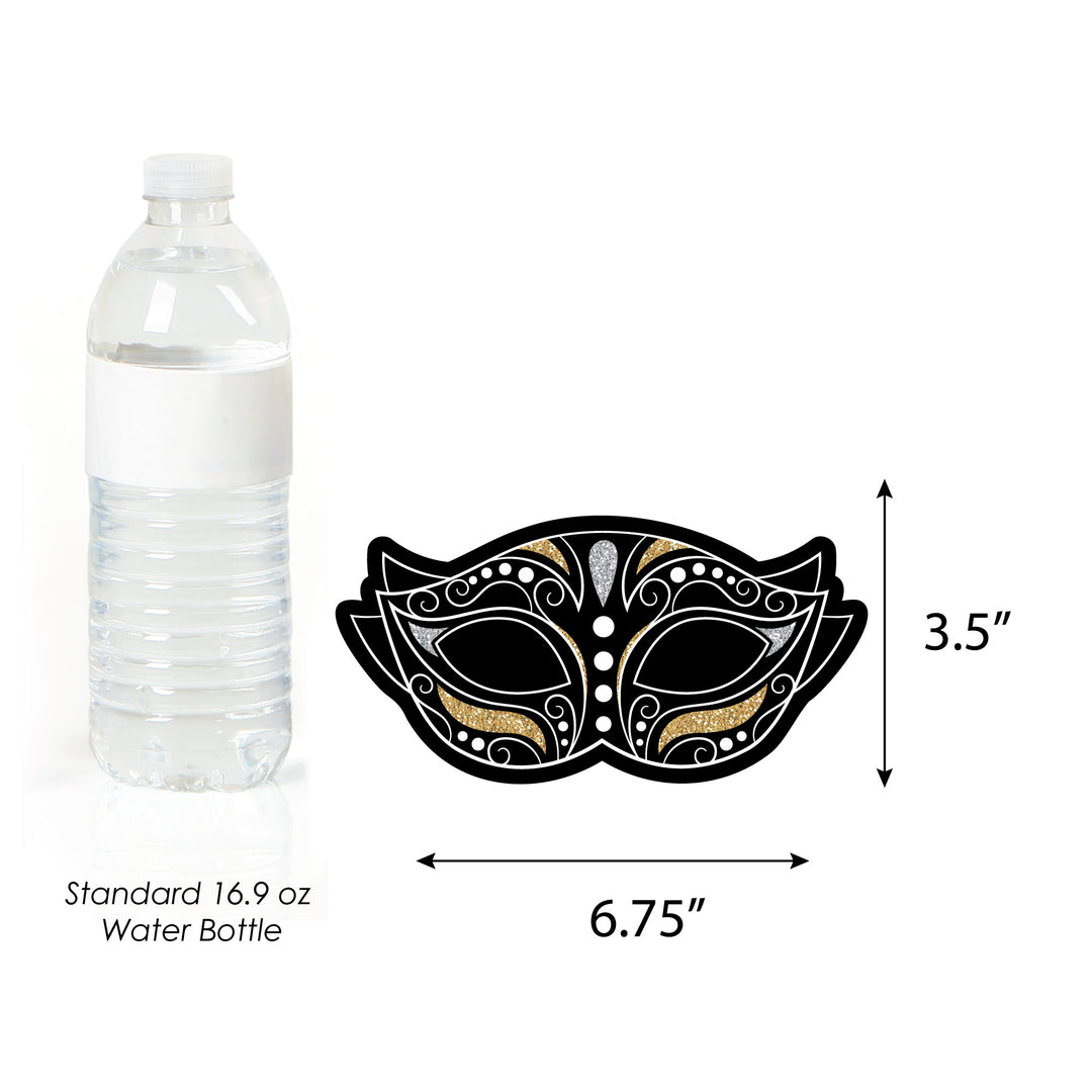 Masquerade - Decorations DIY Venetian Mask Party Essentials - Set of 20
