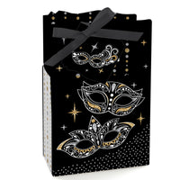 Masquerade - Venetian Mask Party Favor Boxes - Set of 12