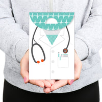 Medical School Grad - Doctor Graduation Gift Favor Bags - Party Goodie Boxes - Set of 12