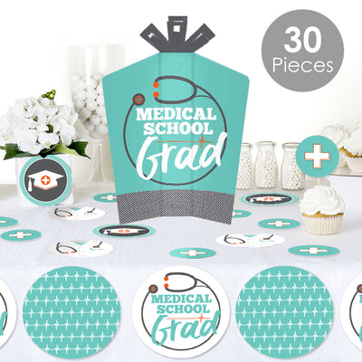 Medical School Grad - Doctor Graduation Party Decor and Confetti - Terrific Table Centerpiece Kit - Set of 30